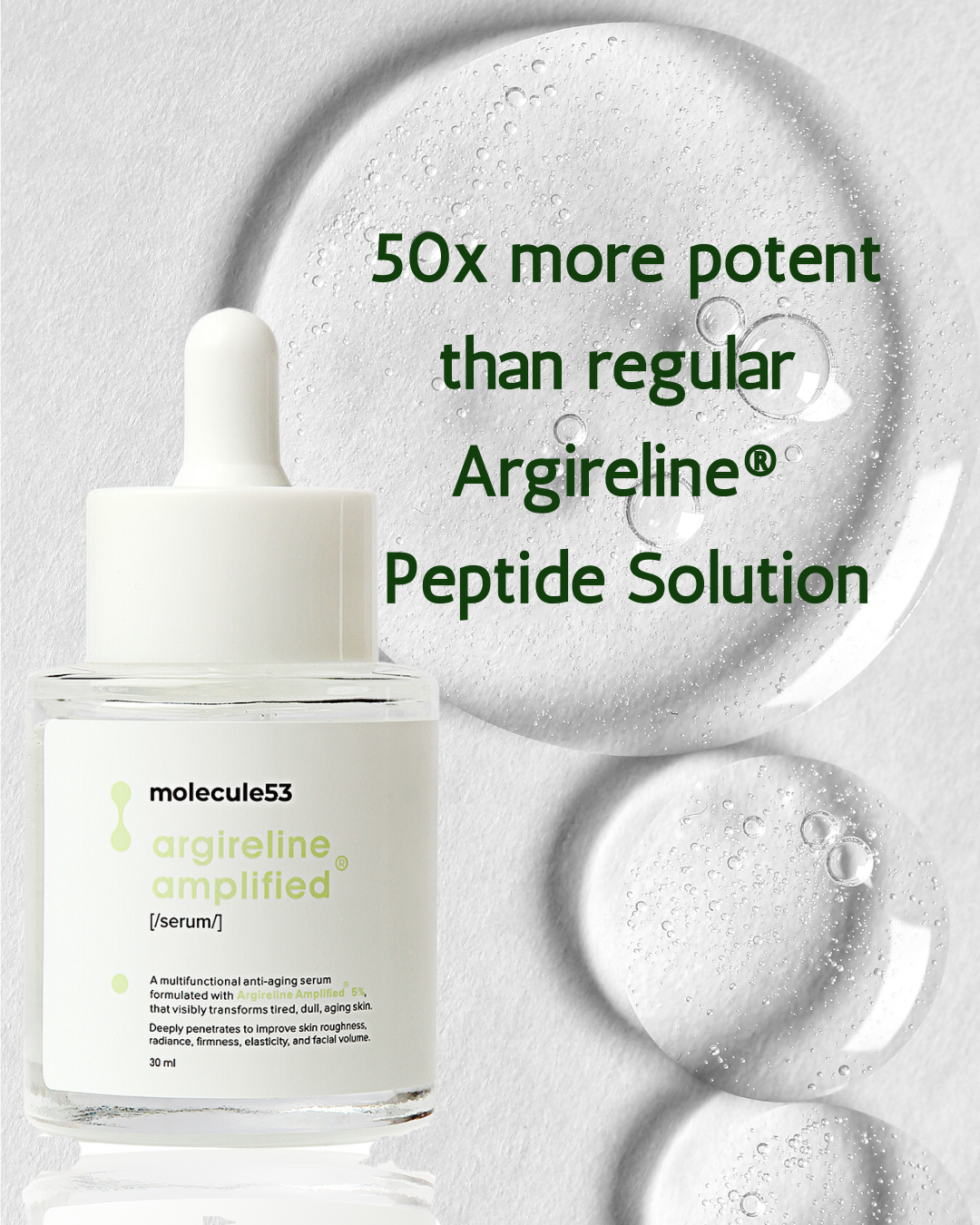 Amplified Age Reversal Serum - Argireline® Amplified Peptide 5%