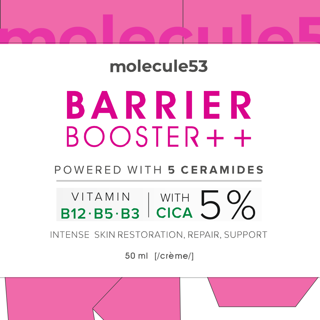 Barrier Booster++ Treatment/ Cream/ Moisturiser- 5 CERAMIDES, CICA, VIT B12,B5, B3