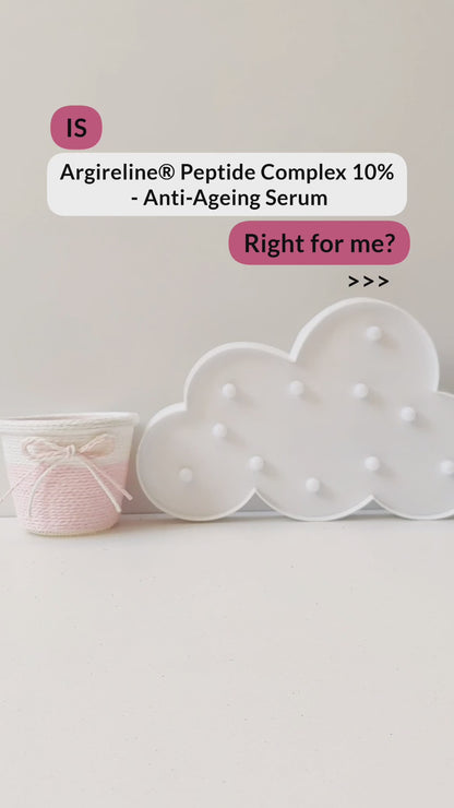Peptide Complex 10%- Argireline® Peptide 10% -  Anti-Ageing Serum